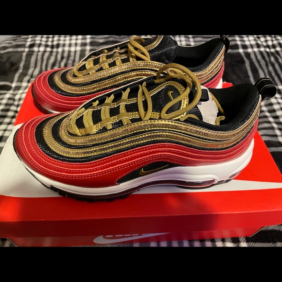 Nike Shoes - Nike Women’s Air Max 97 “gold sequin”